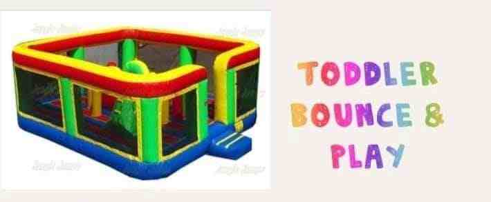 Toddler bounce zone setup